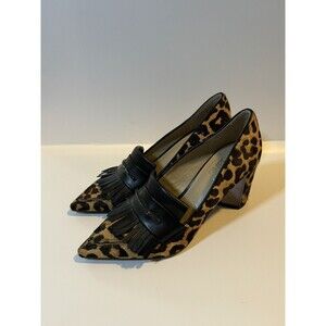 Franco Sarto L-Noble 2 Camel Hair Block Heel Womens Size 7M